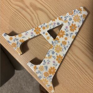Ashland Sunny Days Floral Monogram A